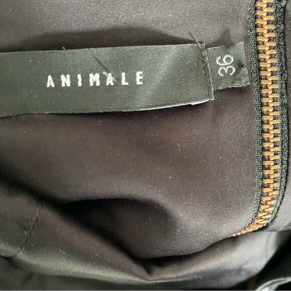 Animale Black Zipper Front and Open Back Detail si3 36 US small - Picture 8 of 8